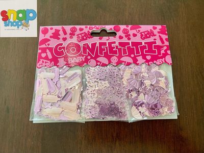Confeti Baby Shower niña