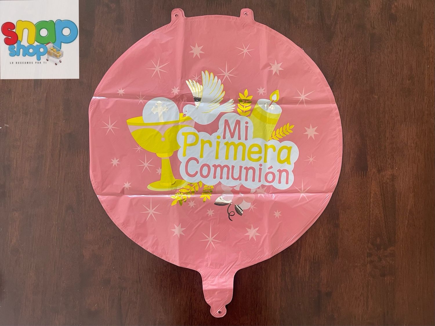 Globo metálico primera comunión niña