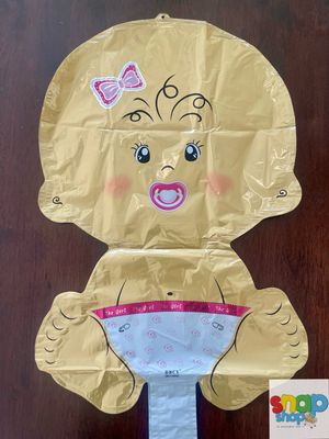 Globo figura bb Baby Shower niña