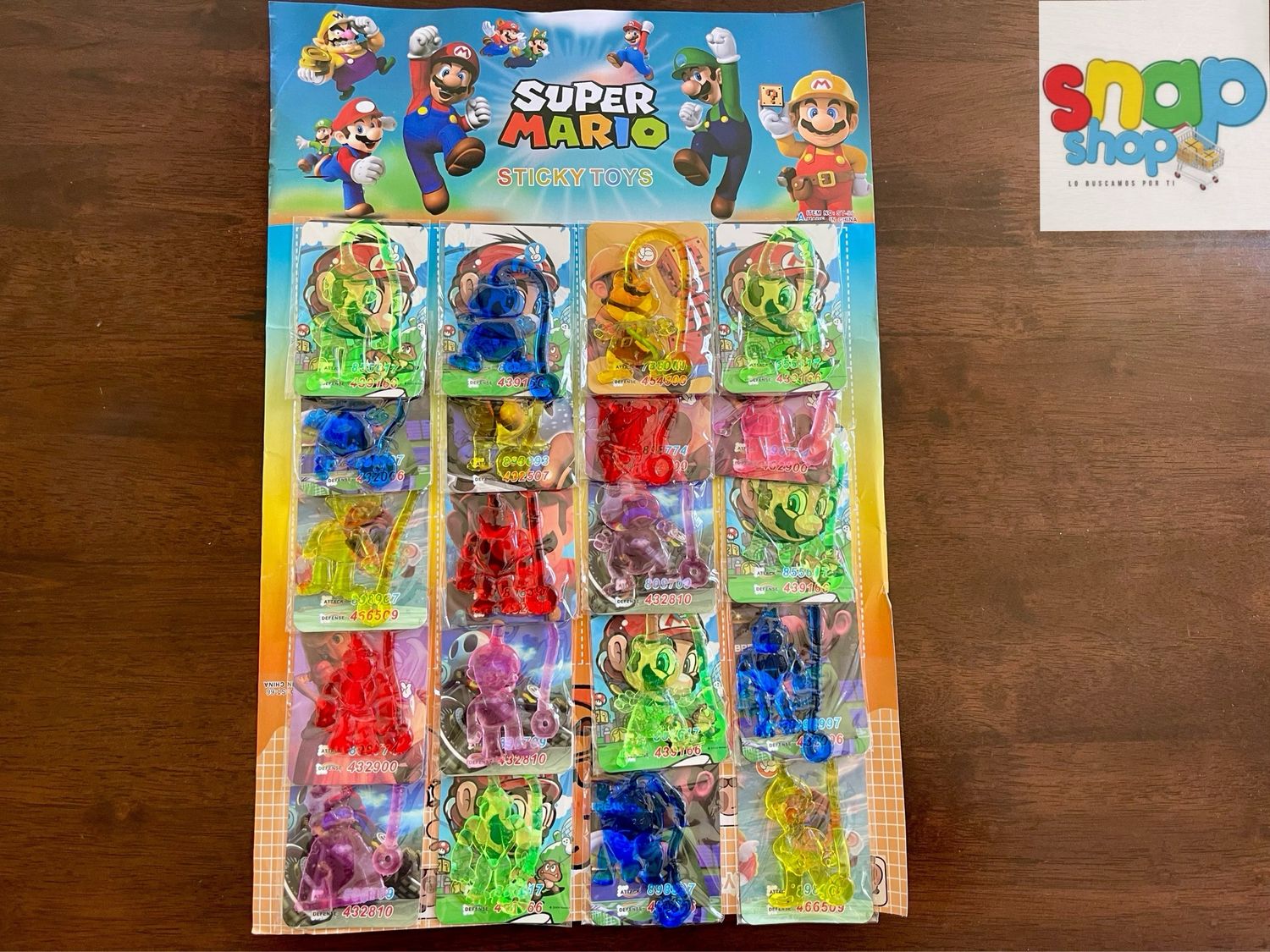 Cartón de pega loco Súper Mario Bros.