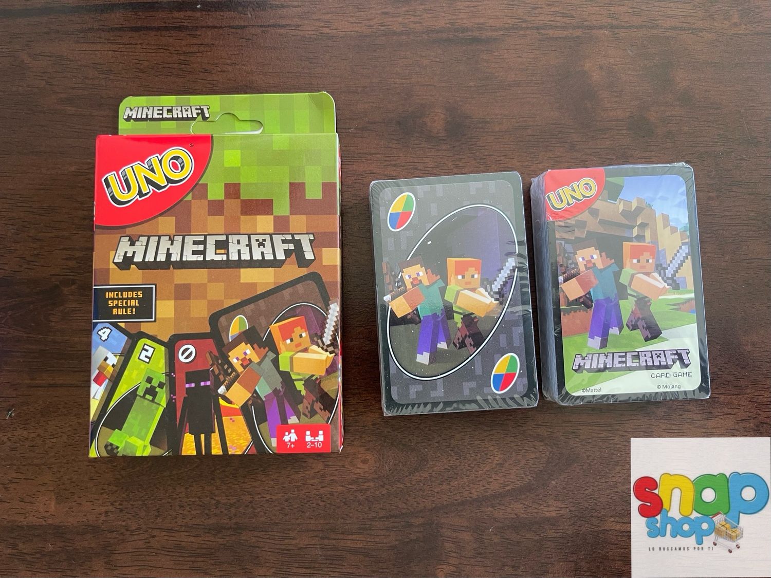 Juego UNO Minecraft