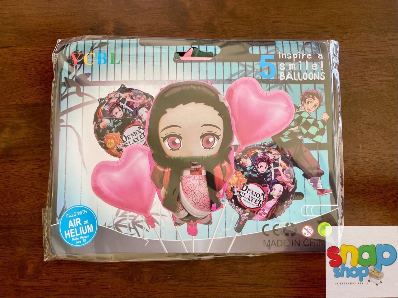 Set de globos Demon Slayer