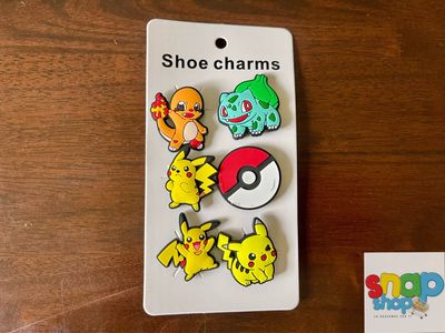 Set 6 pines Crocs Pokemon
