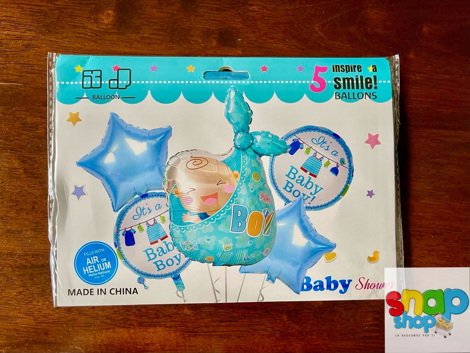 Set de globos Baby Shower niño
