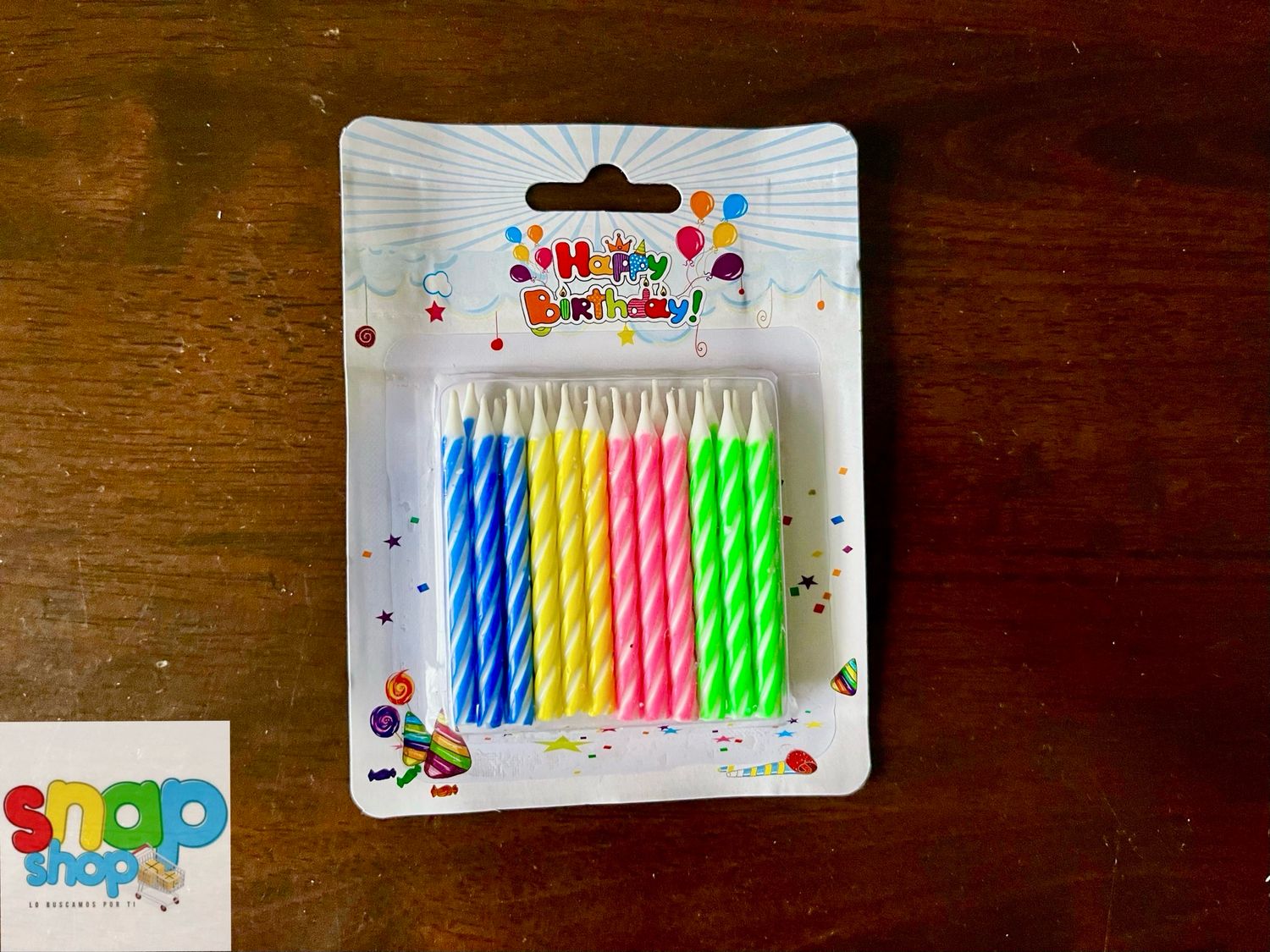 Paquete 24 velas para pastel 🎂