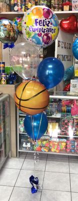 Arreglo de globos con helio