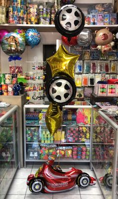 Arreglo de globos con helio