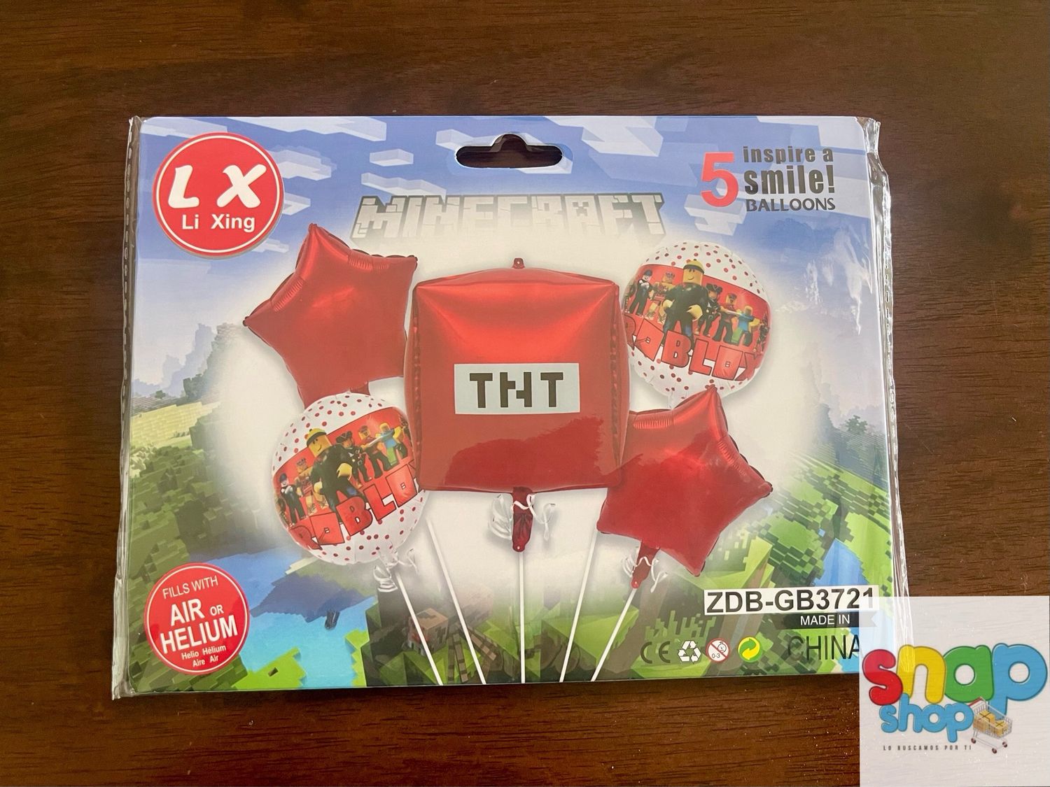 Set de globos TNT 🧨🎮