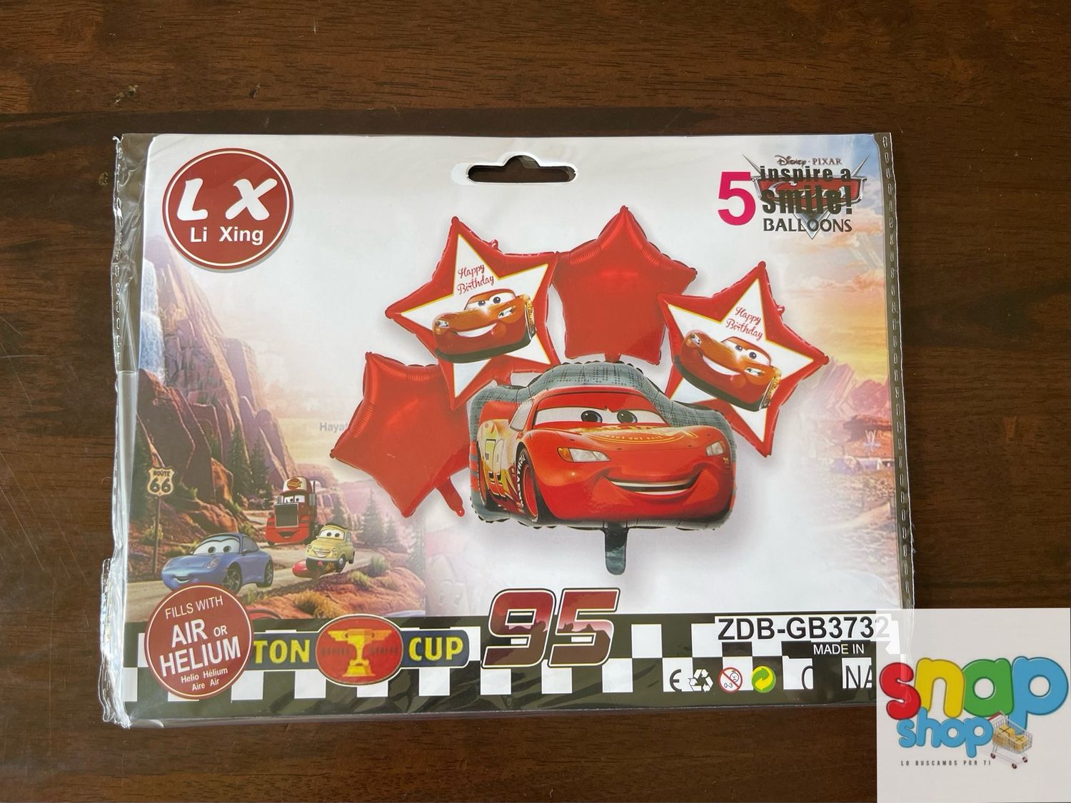 Set de globos Cars 🚗