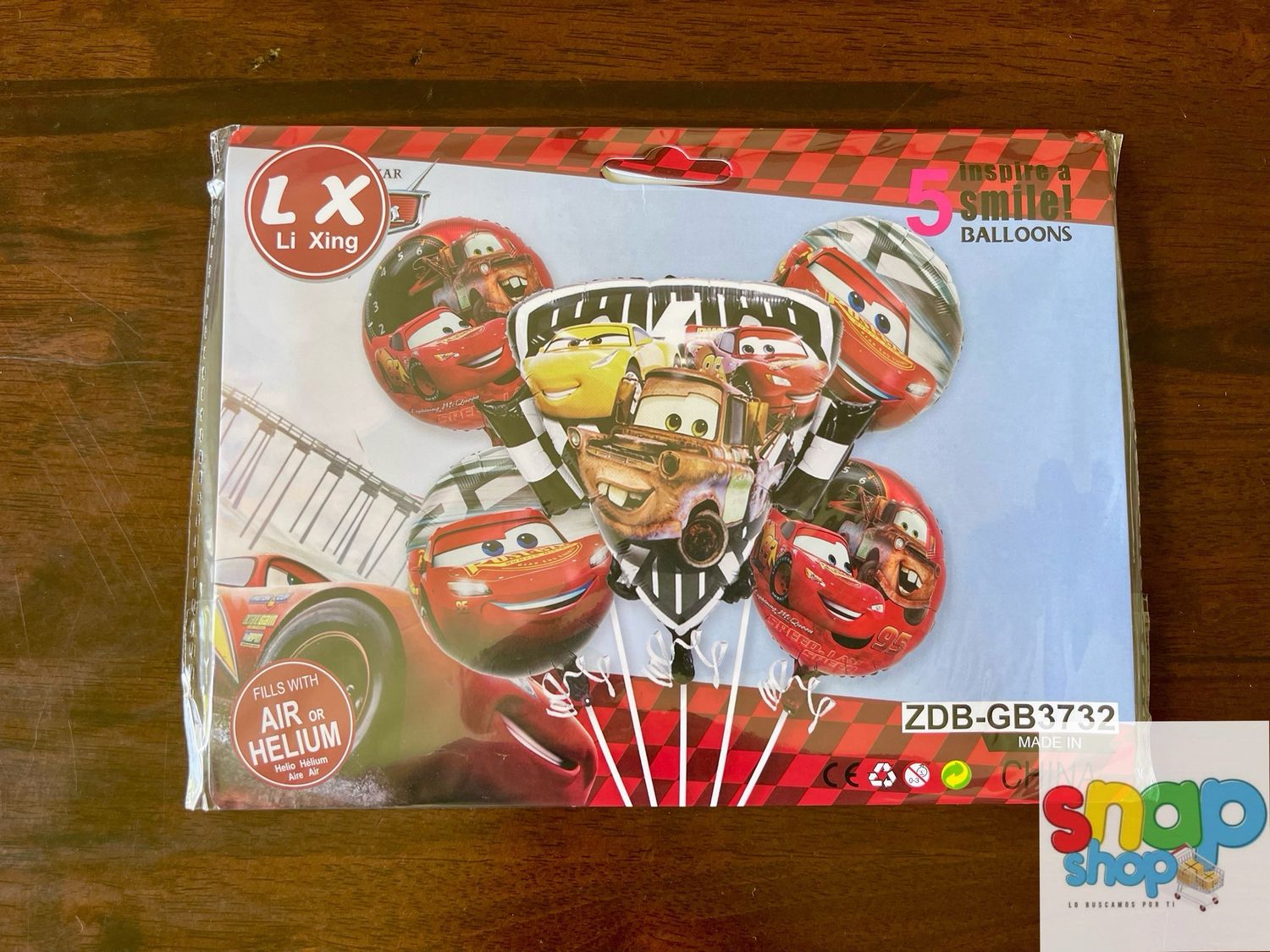 Set de globos Cars 🚗