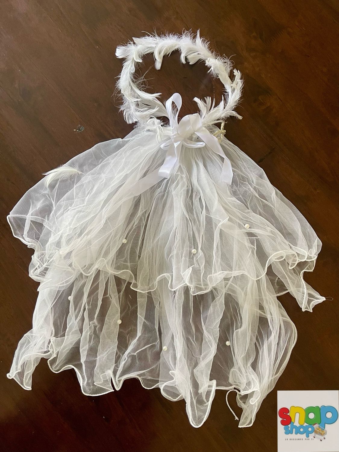 Diadema con Velo de novia 👰🏼 Despedida de soltera