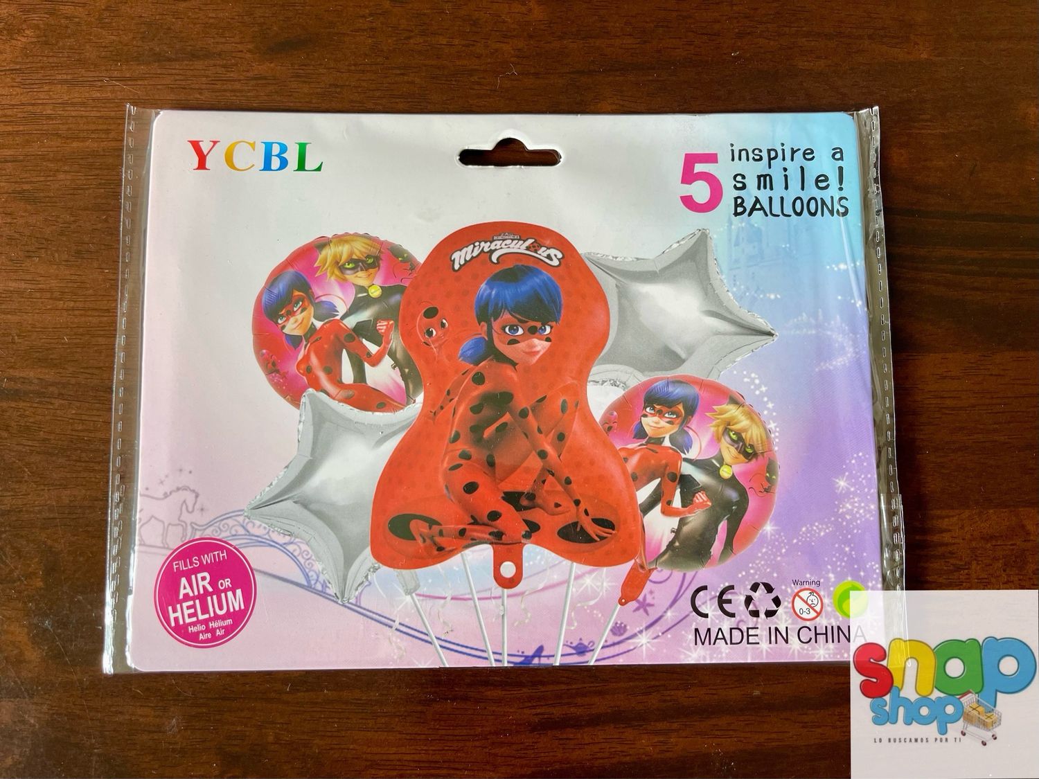 Set de globos Lady Bug