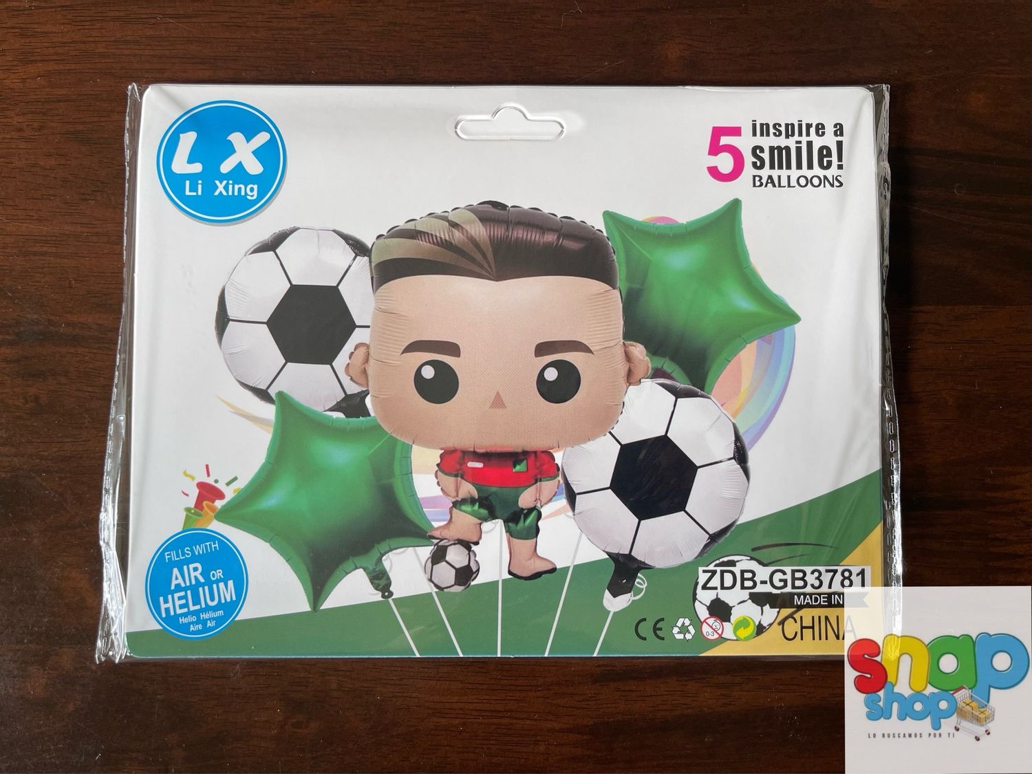 Set de globos Cristiano Ronaldo