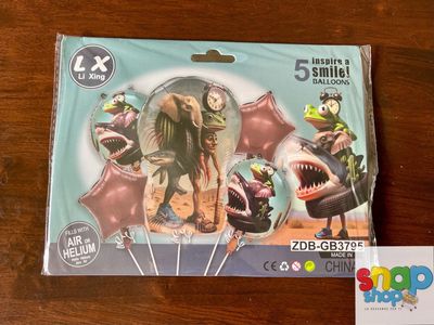 Set de globos Brainrot Bombardiro Crocodilo