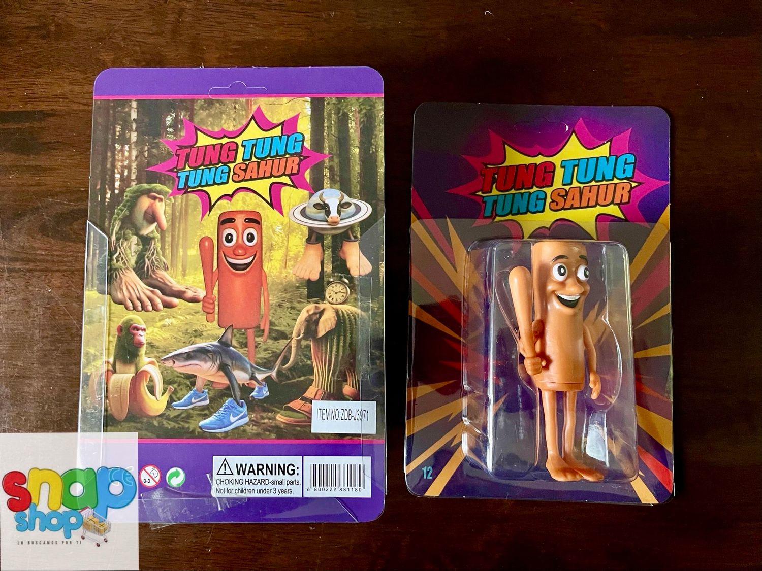 Figura Brainrot Tung Tung Sahur