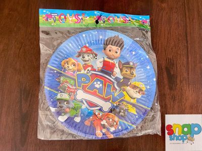 Paquete 10 platos Paw Patrol