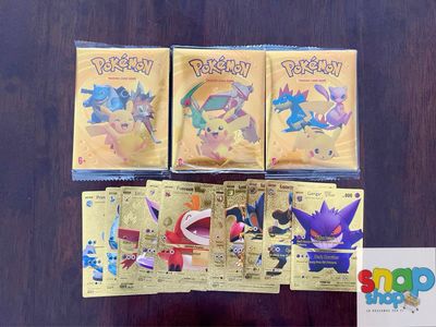 Sobre cartas doradas de Pokemon