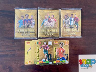 Sobre cartas doradas jugadores de fútbol ⚽️