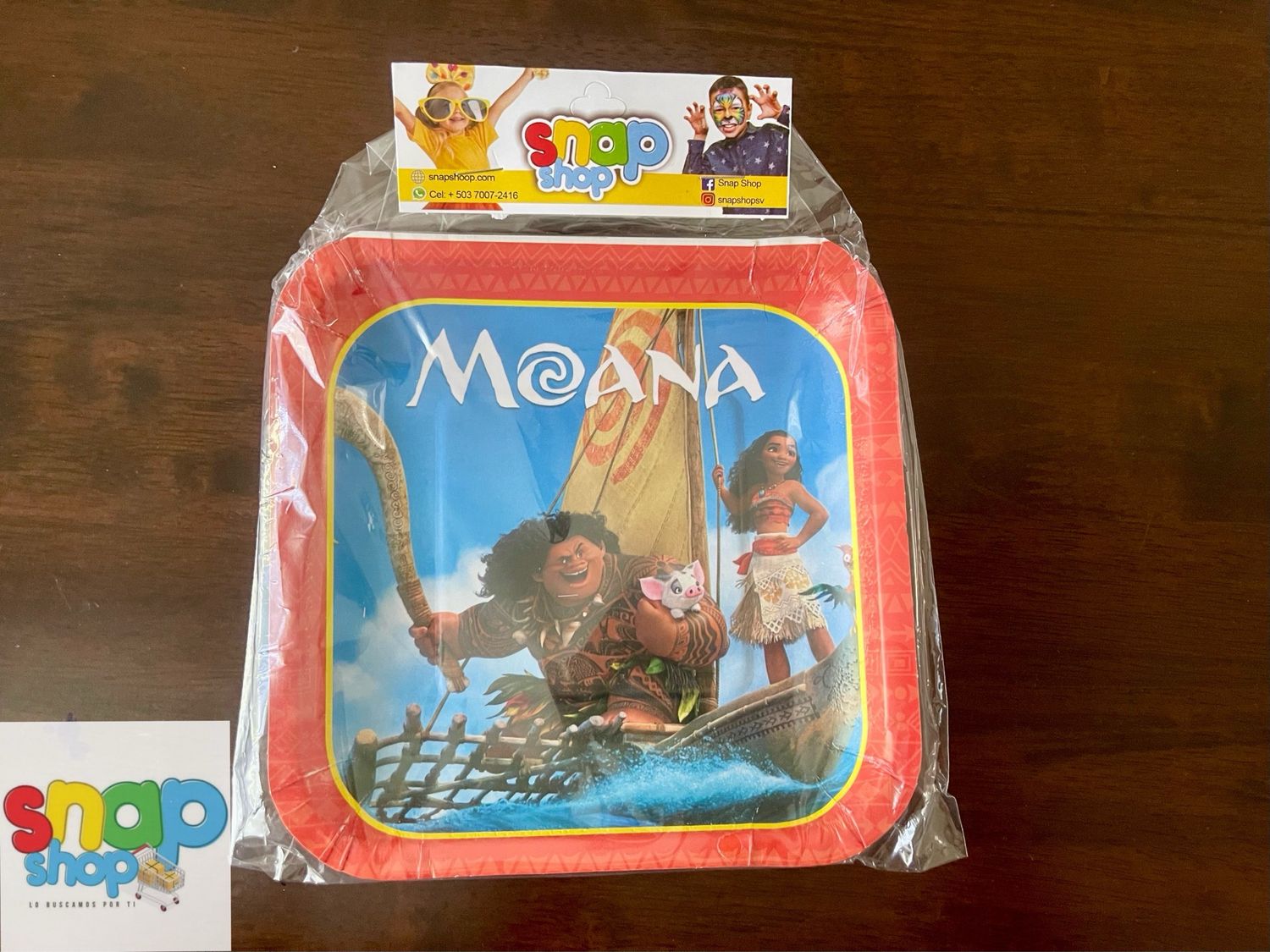 Paquete 10 platos Moana