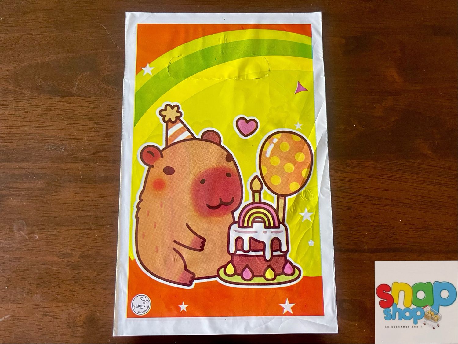 Paquete 10 bolsas para dulces CapiBara