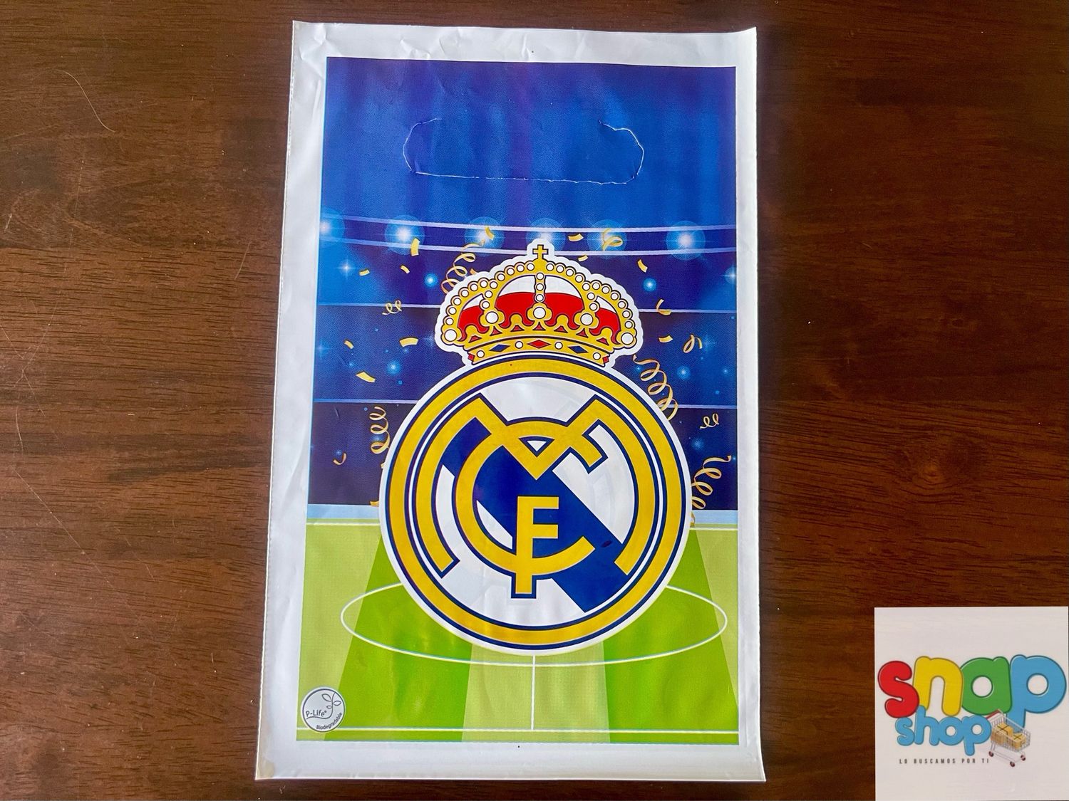 Paquete 10 bolsas para dulces Real Madrid ⚽️