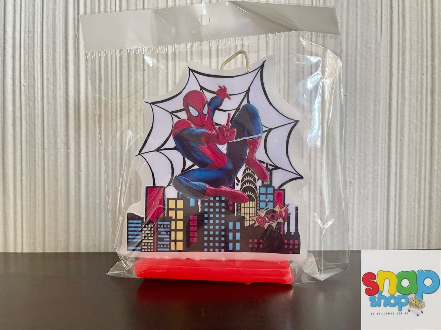 Vela para pastel Spiderman