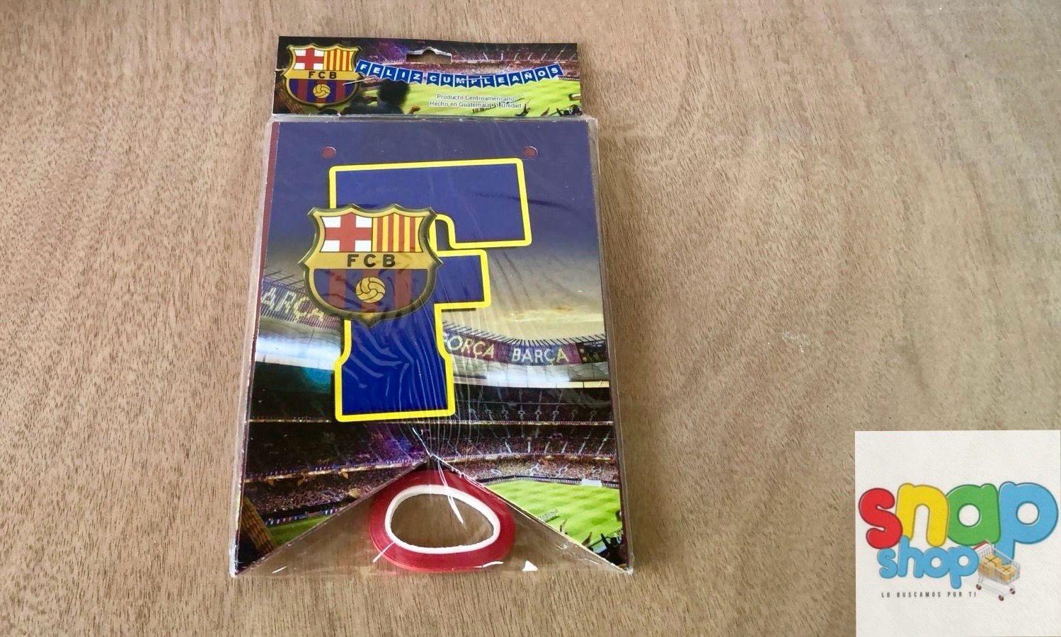 Letrero Feliz Cumpleaños Barca ⚽️