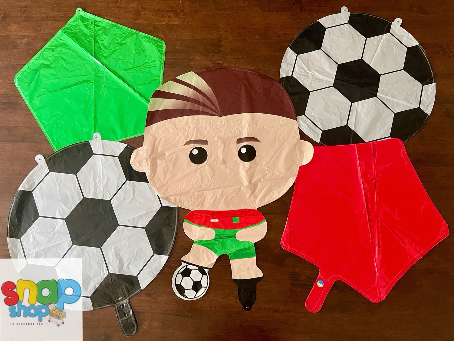 Set 5 globos Cristiano Ronaldo ⚽️