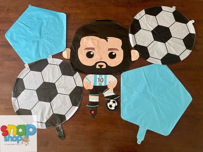 Set 5 globos Messi ⚽️