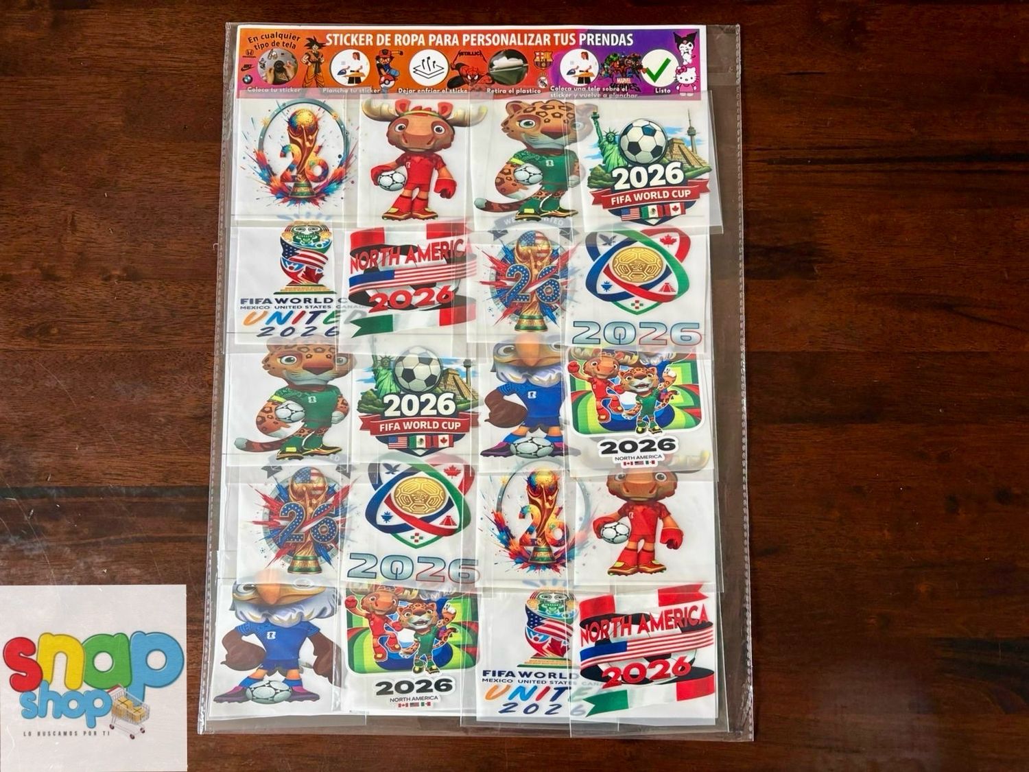 Etiqueta planchable mundial ⚽️