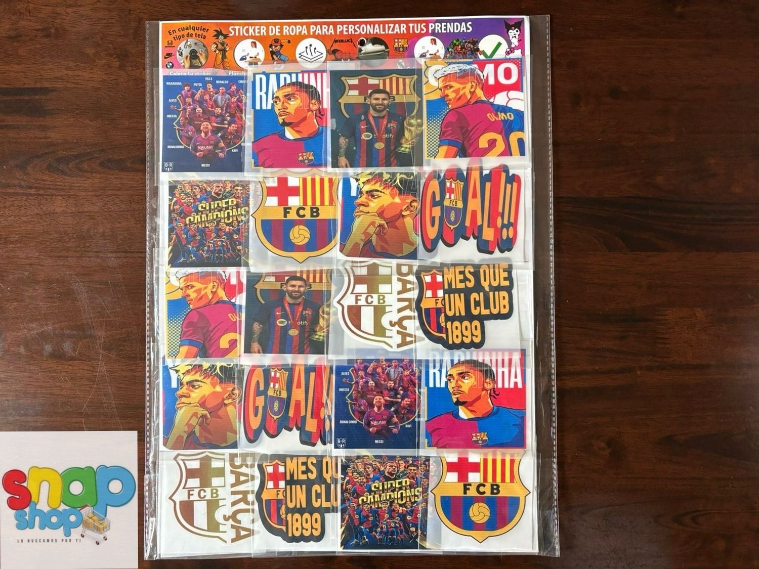 Etiqueta planchable Barcelona