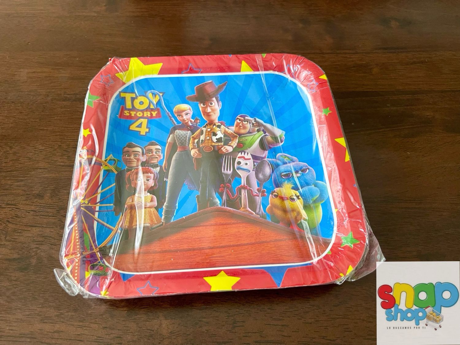 Paquete 10 platos Toy Story