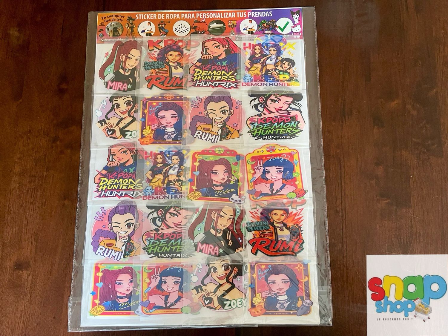 Etiqueta planchable Guerreras K-Pop