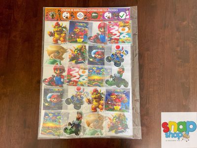 Etiqueta planchable Súper Mario Galaxy