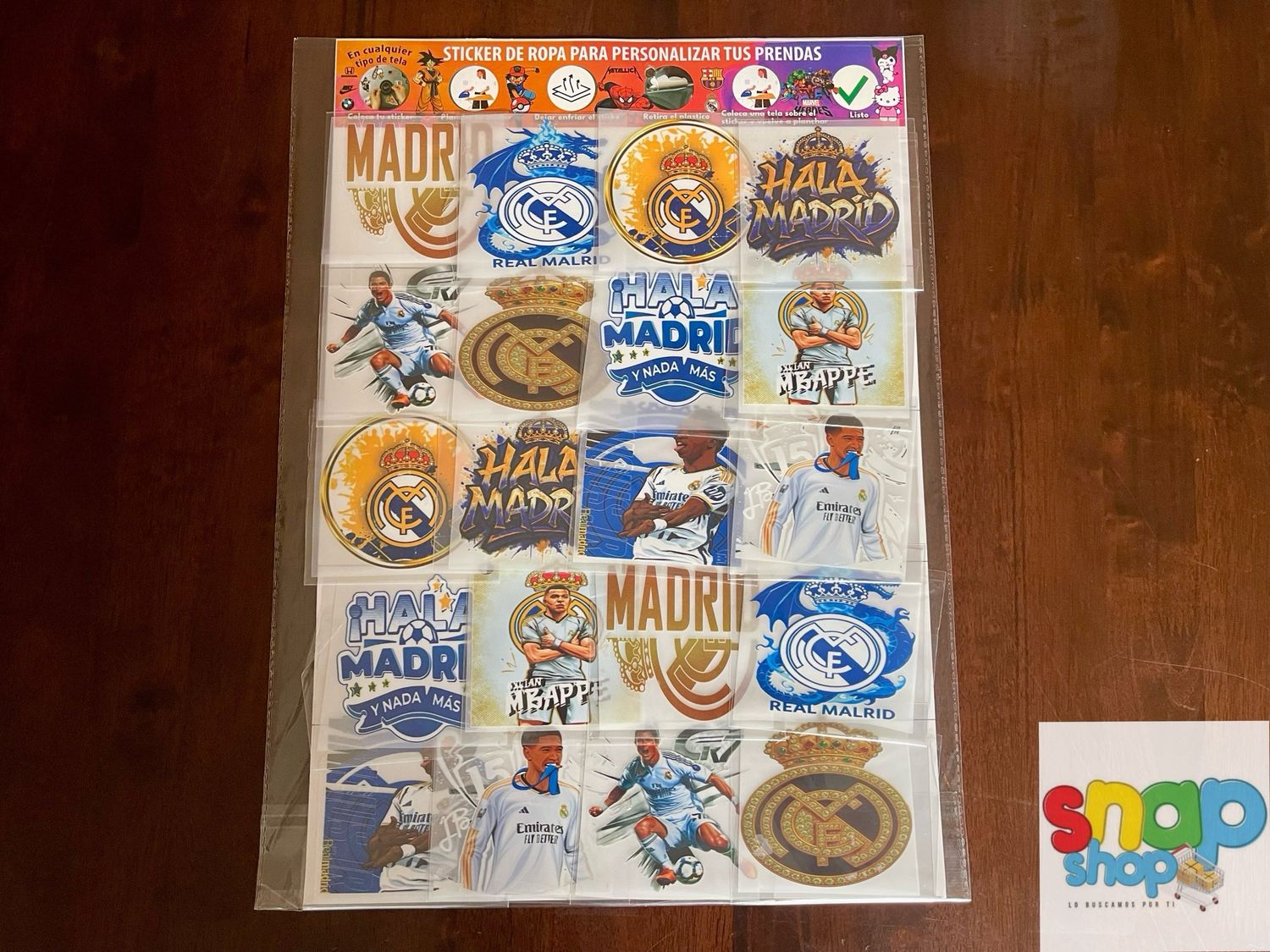 Etiqueta planchable Real Madrid ⚽️