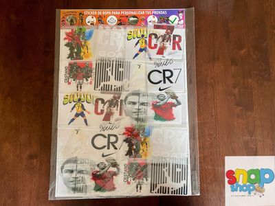Etiqueta planchable Ronaldo CR7