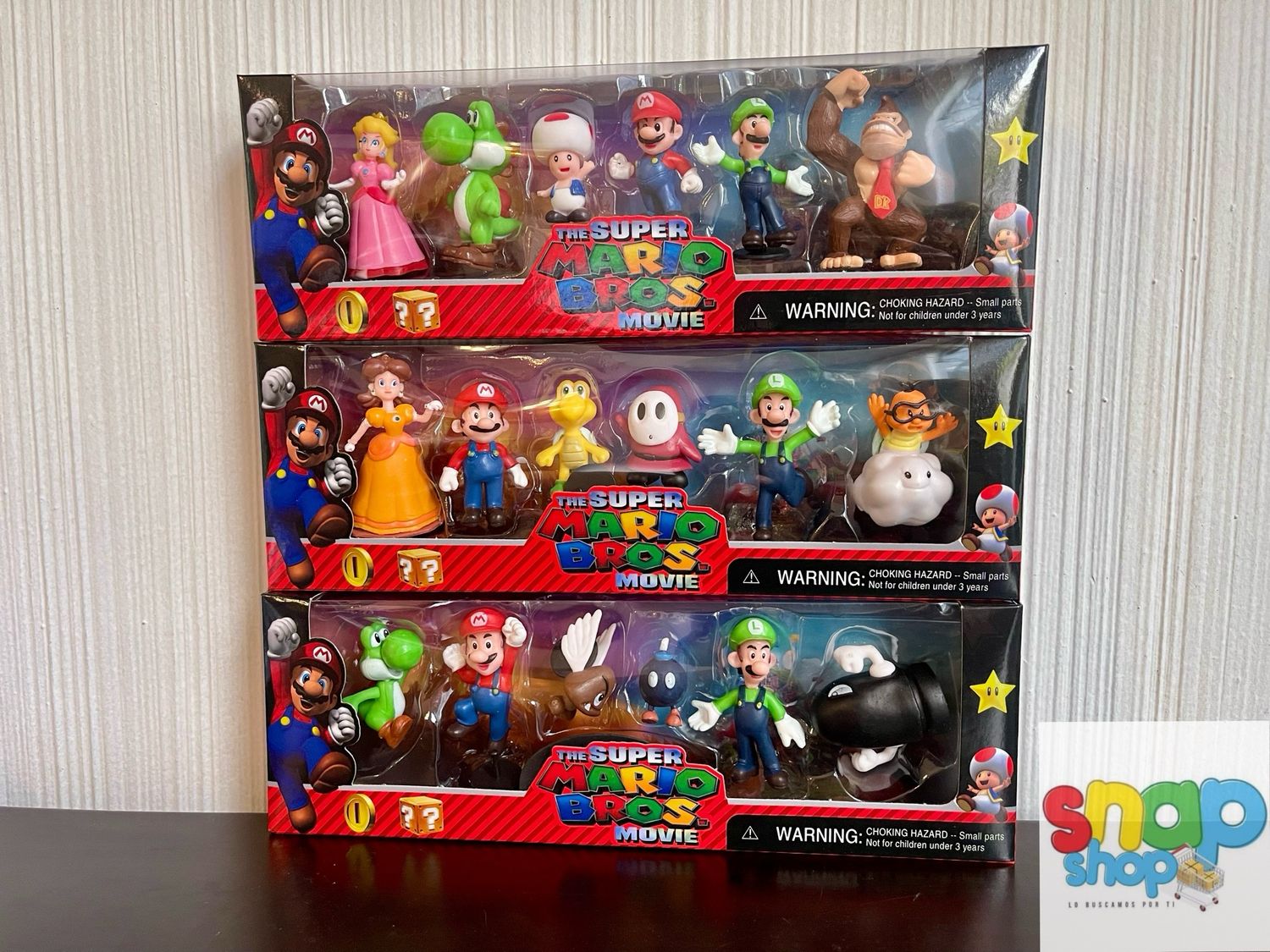Set figuras Súper Mario Bros