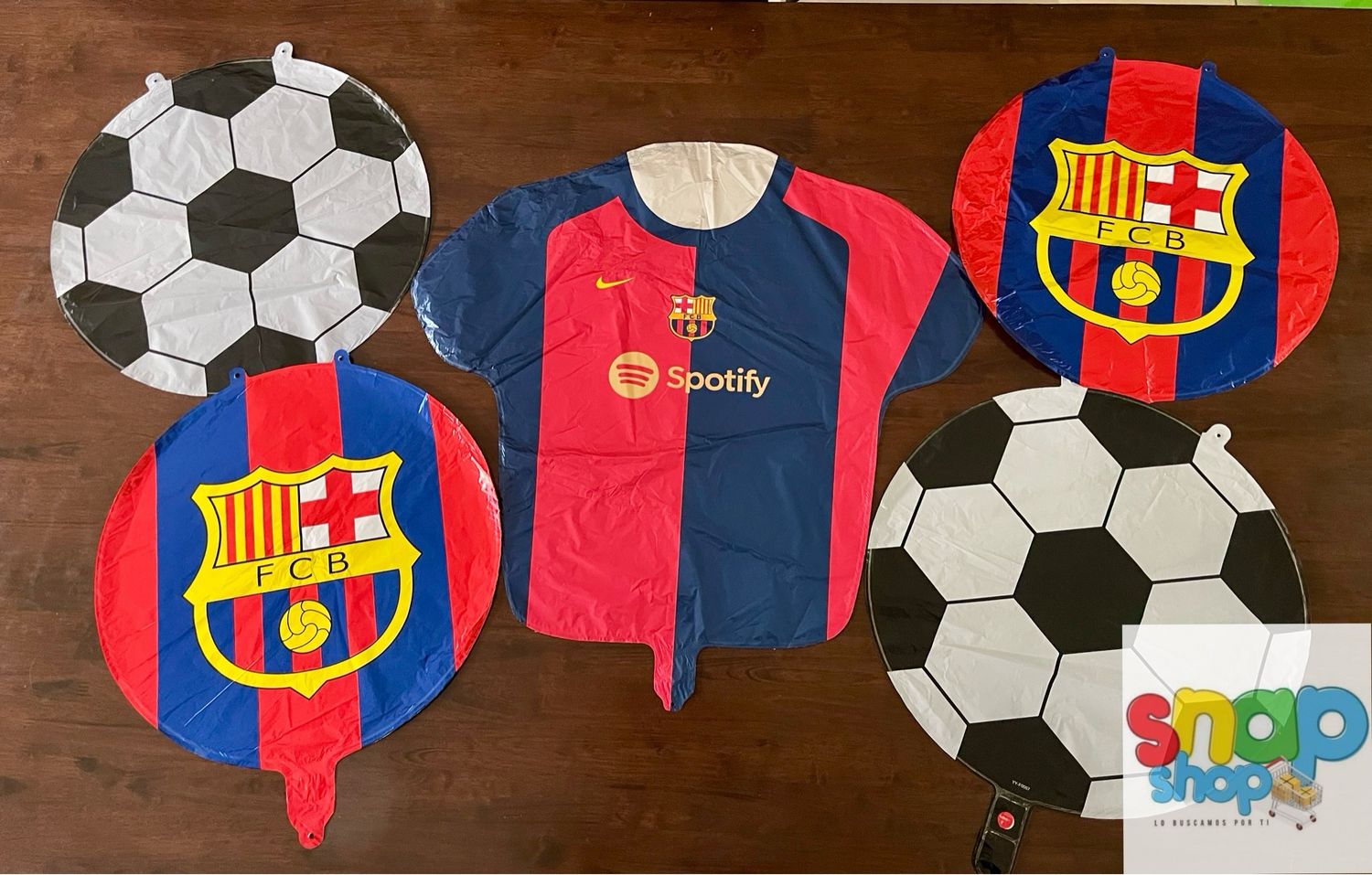 Set de globos Barcelona ⚽️
