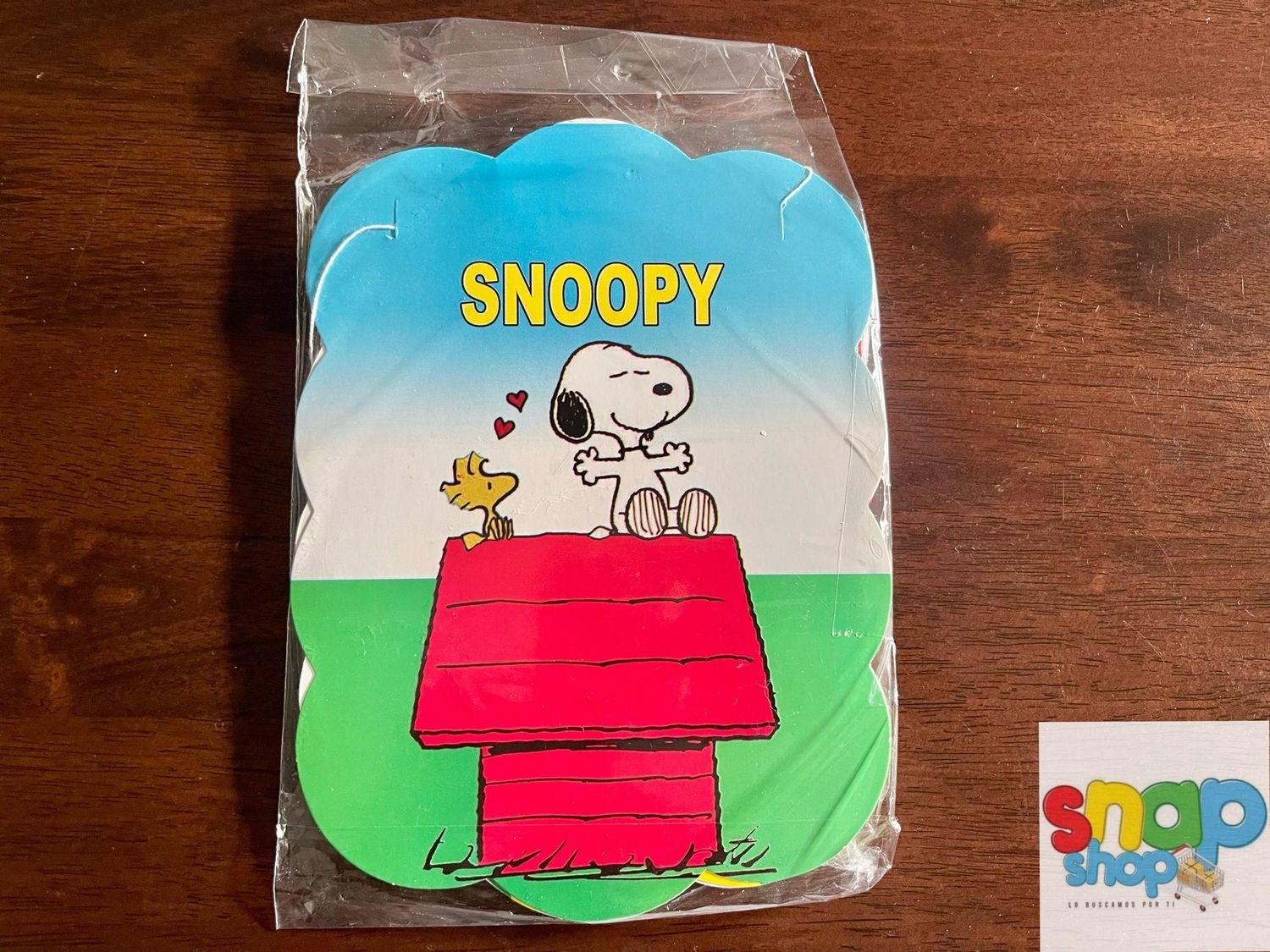 Letrero Feliz Cumpleaños Snoopy