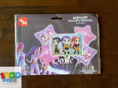 Set de 5 Globos Guerreras K-pop