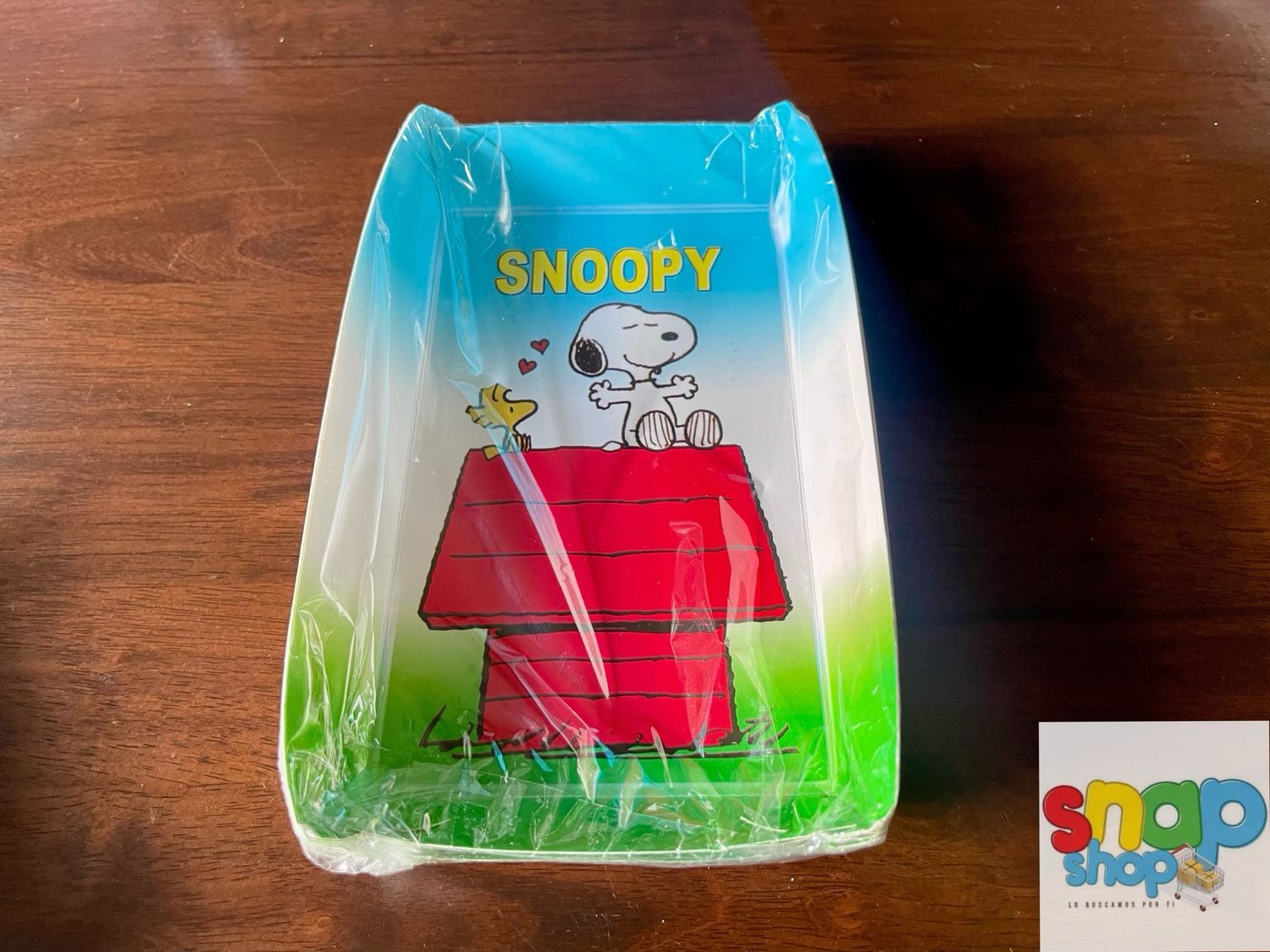 Paquete 10 bandejas / platos Snoopy