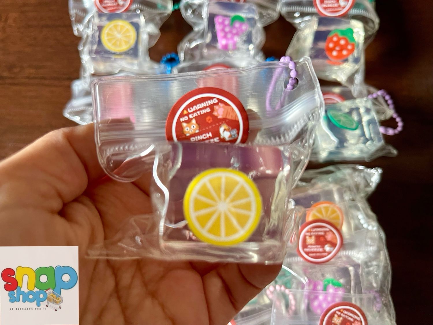 Squishy cubo con frutas