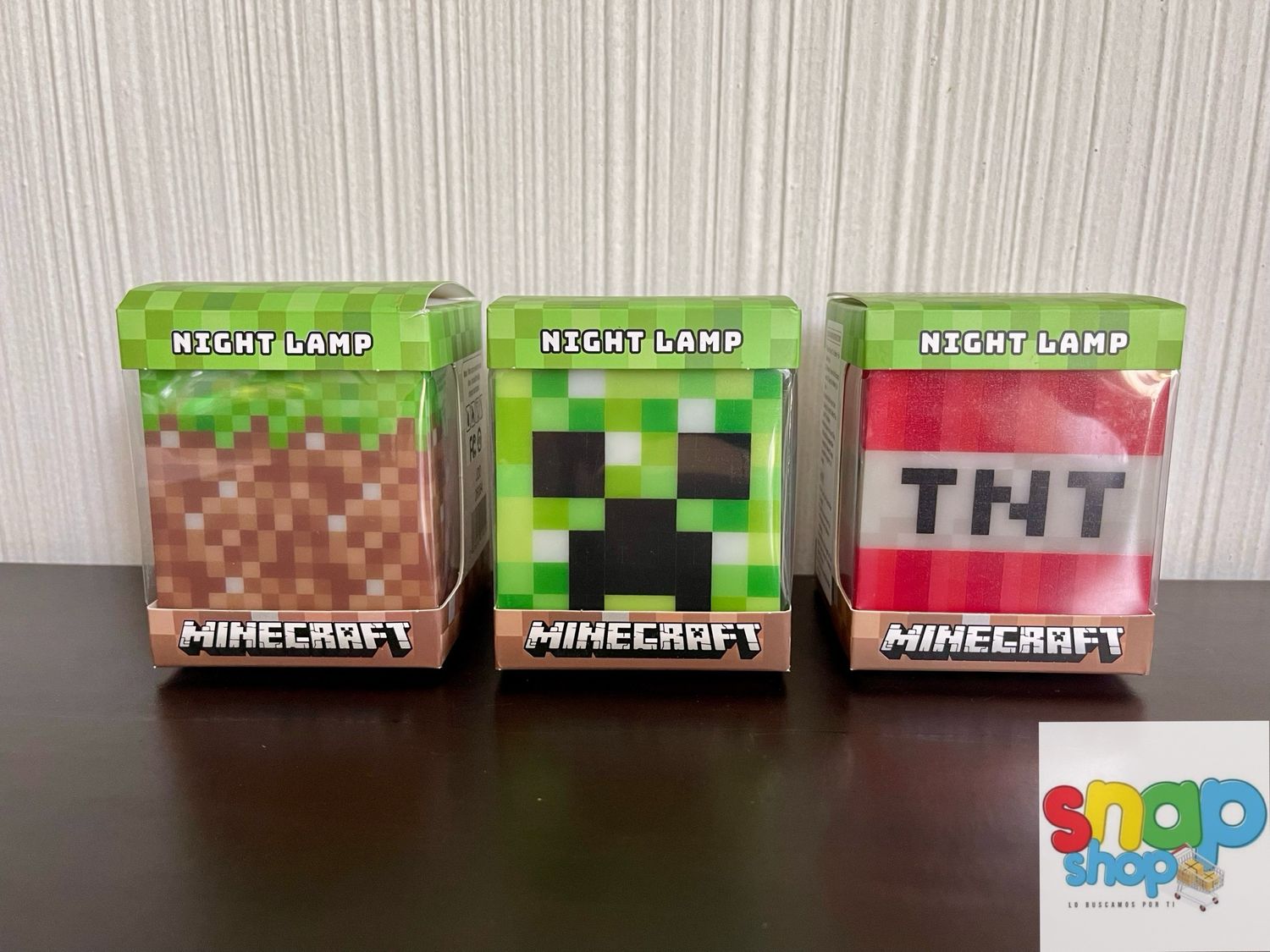 Lámparas cubo Minecraft