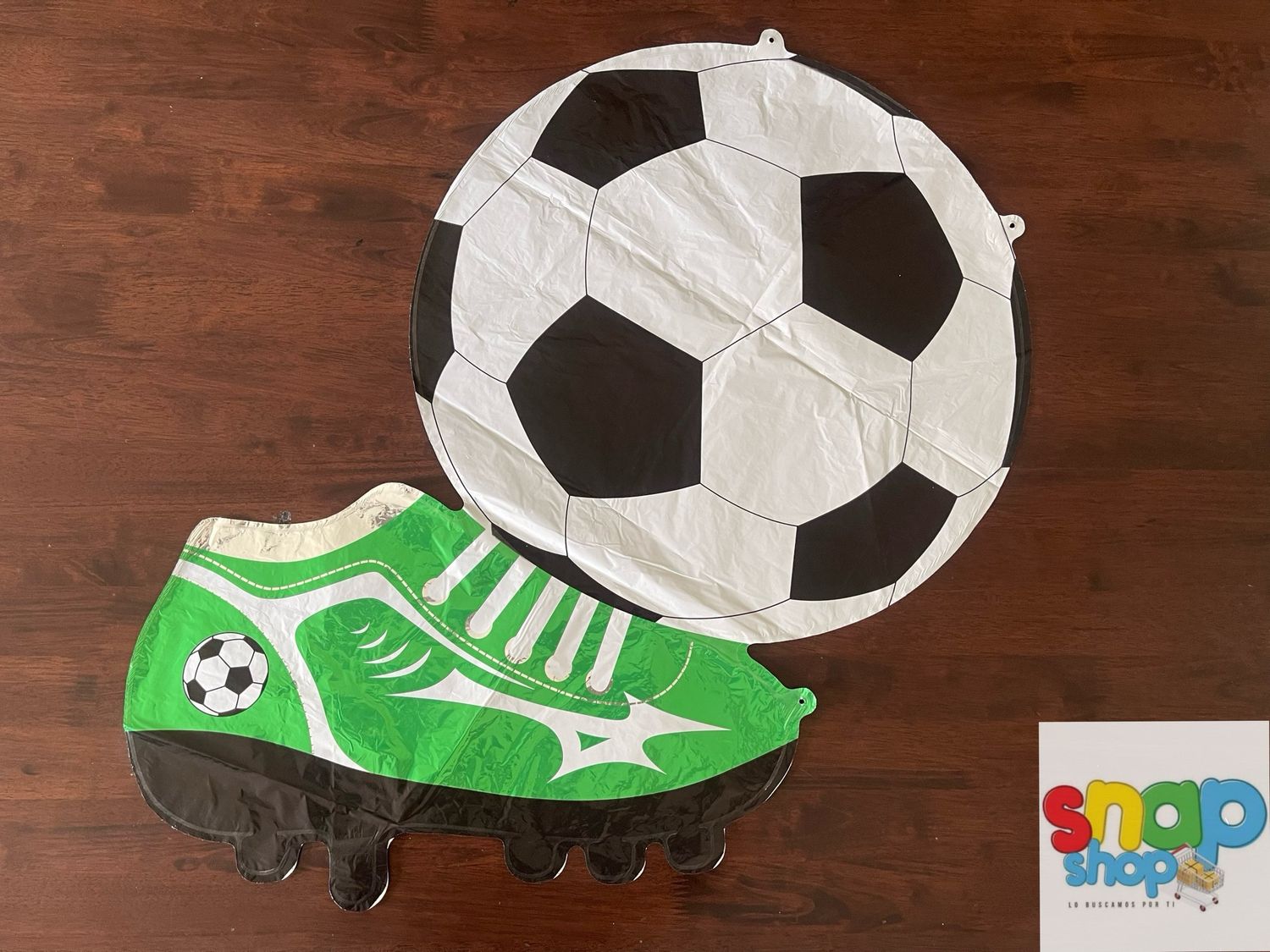 Globo figura balón + zapato ⚽️