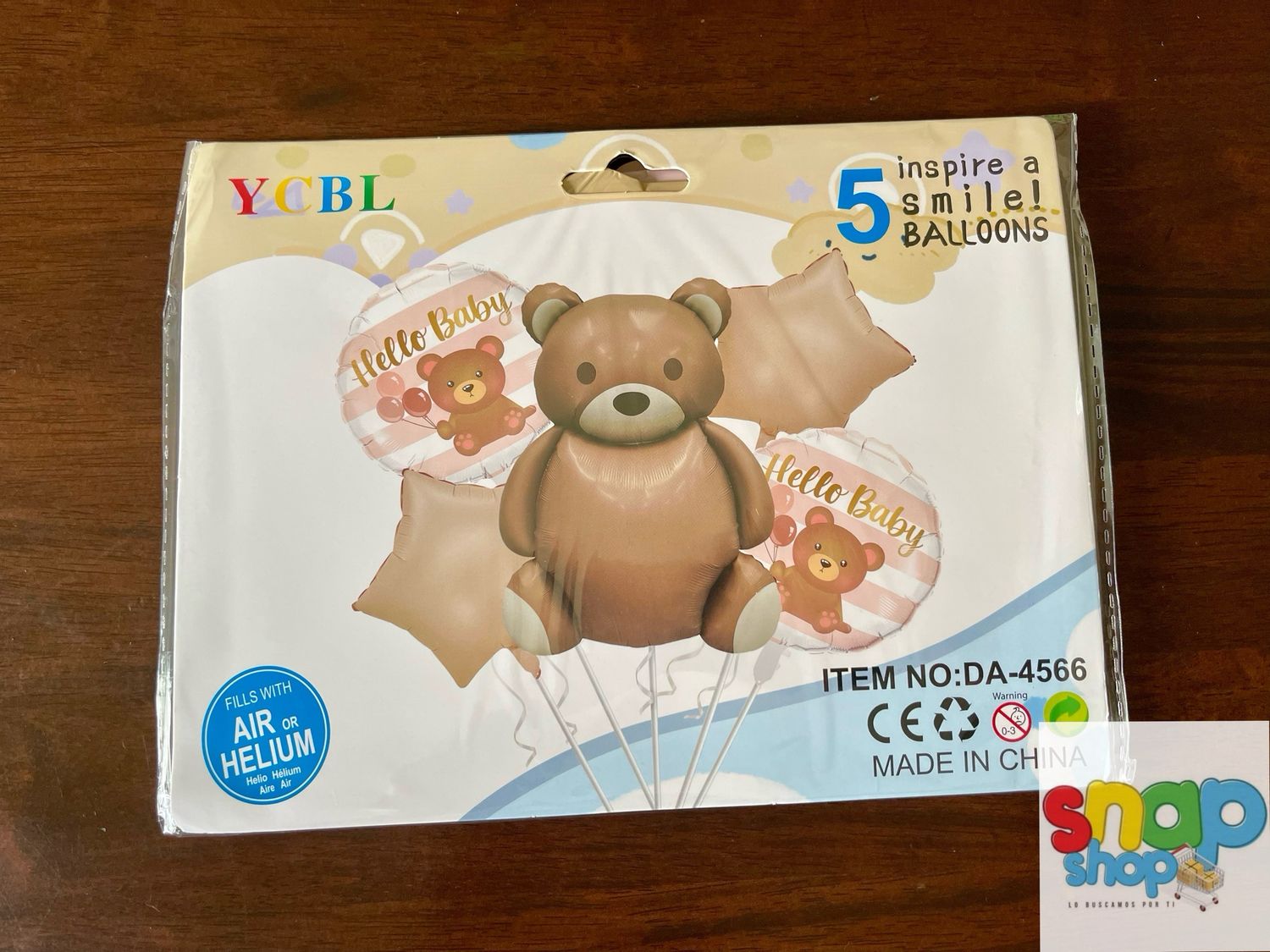 Set de globos Oso 🐻
