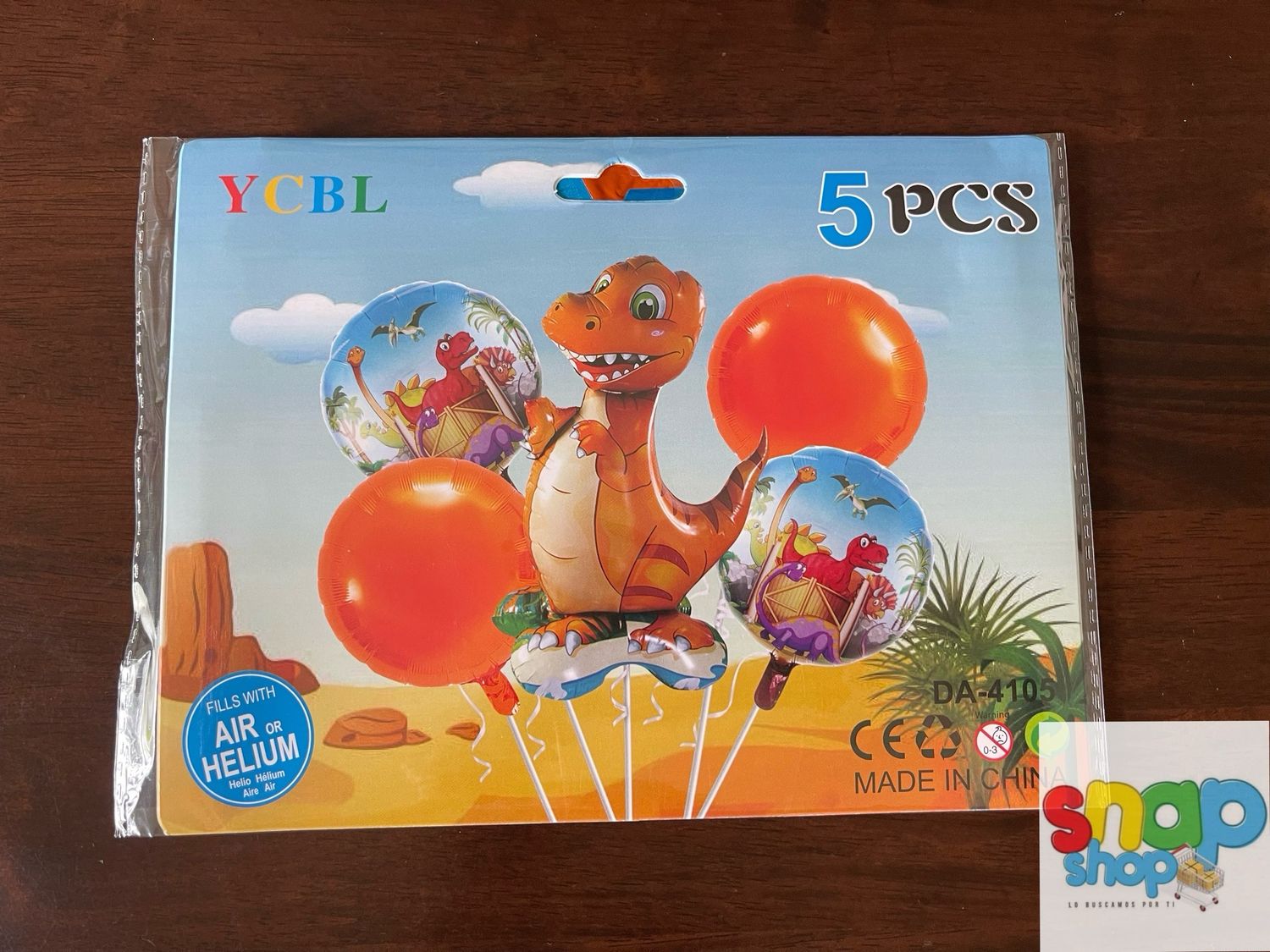 Set de globos Dinosaurio infantil 🦖