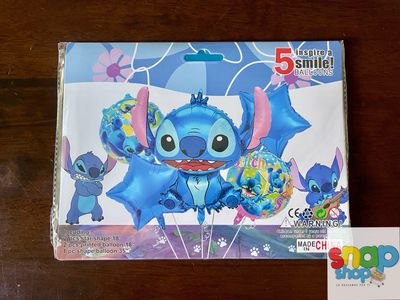 Set 5 globos Stitch