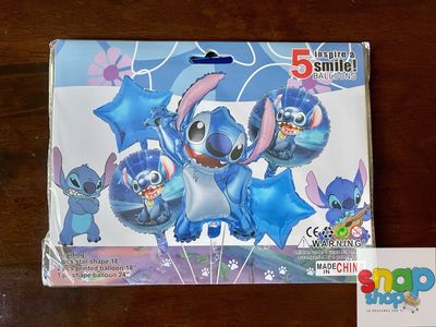 Set 5 globos Stitch