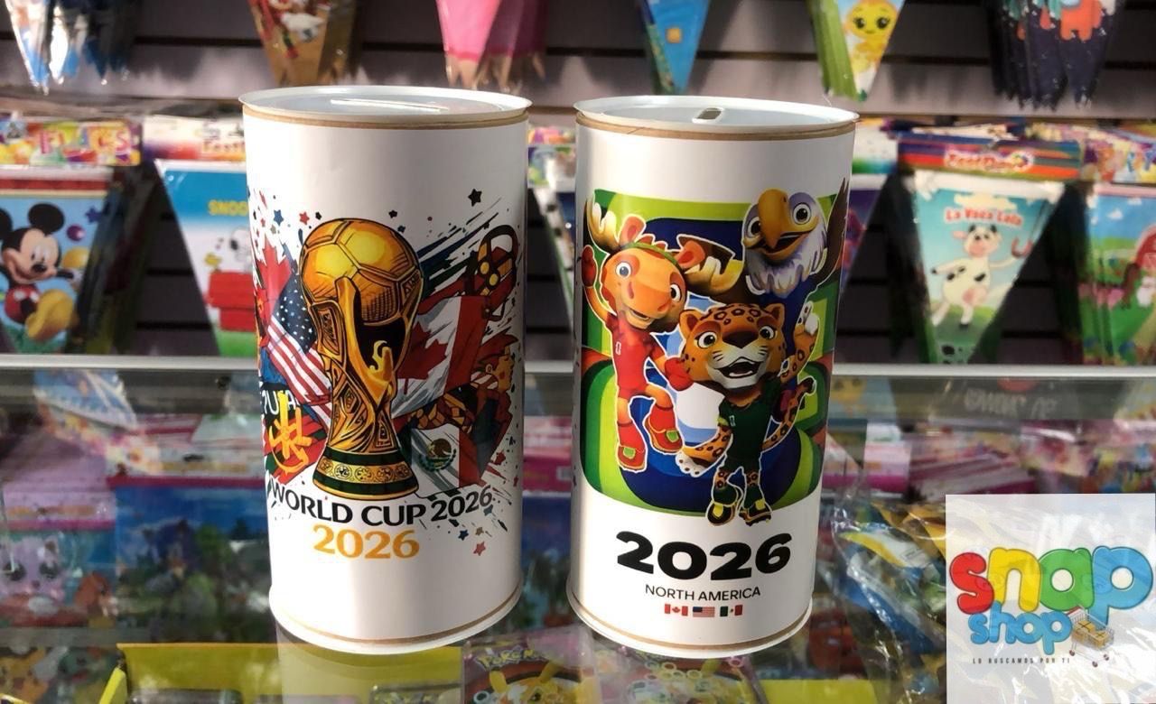 Alcancía diseño mundial ⚽️