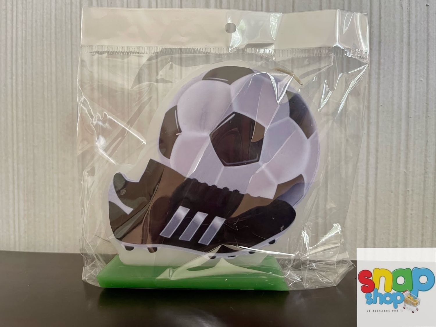 Vela para pastel taco fútbol